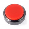 Push Button 6cm - czerwony - płaski - zdjęcie 1