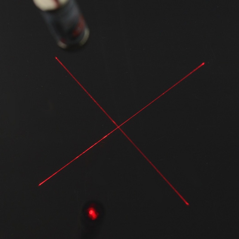 Dioda laserowa 5mW czerwona 5V - krzyż