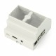Obudowa Raspberry Pi 3B+/3B/2B na szynę DIN - szara/ przeźroczysta Obudowa Raspberry Pi 3B+/3B/2B na szynę DIN - szara/ przeźroczysta