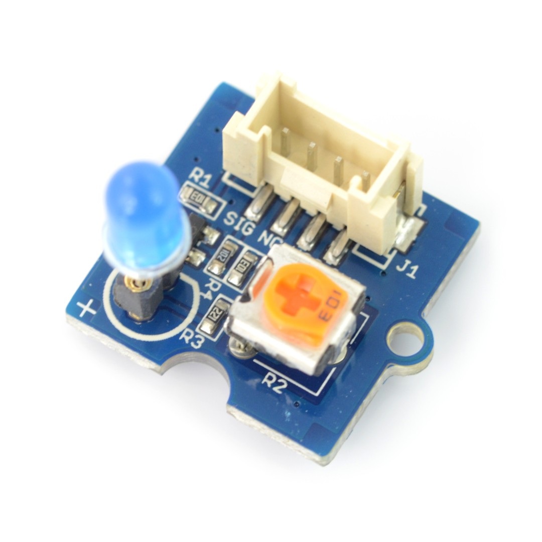 Grove - dioda LED niebieska