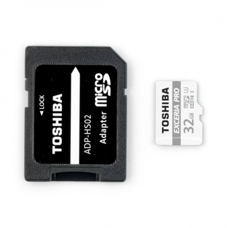 Karta pamięci Toshiba Exceria micro SD / SDHC 32GB UHS-I klasa 3 z adapterem