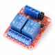 Dwukanałowy moduł przekaźników H/L z izolacją optoelektroniczną 5V 10A/125VAC Dwukanałowy moduł przekaźników H/L z izolacją optoelektroniczną 5V 10A/125VAC