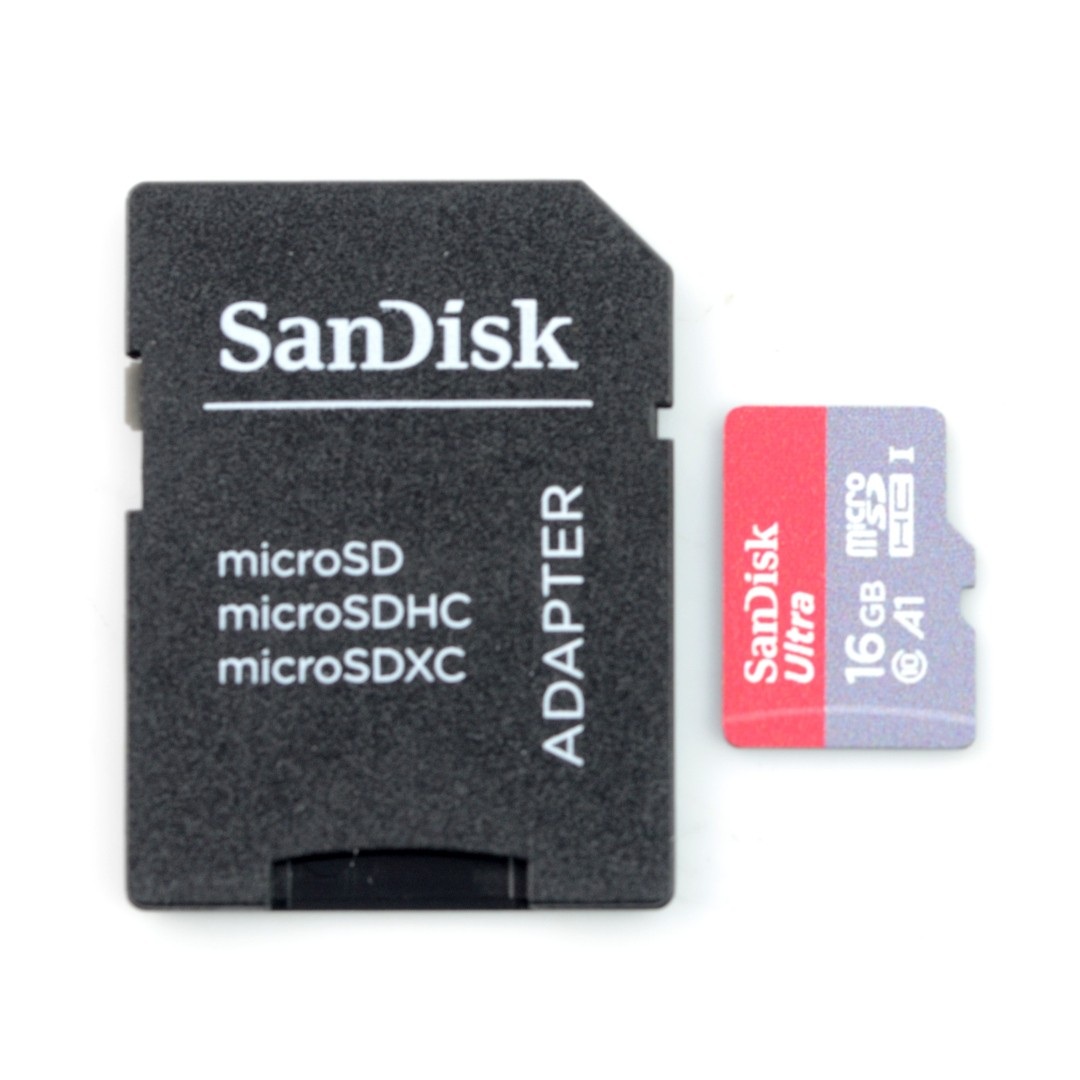 Karta pamięci SanDisk Ultra 653x microSD 16GB 98MB/s UHS-I klasa 10 z adapterem