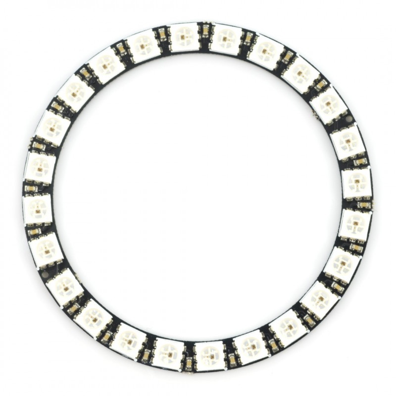 Pierścień LED RGB WS2812B 5050 x 24 diody - 66mm