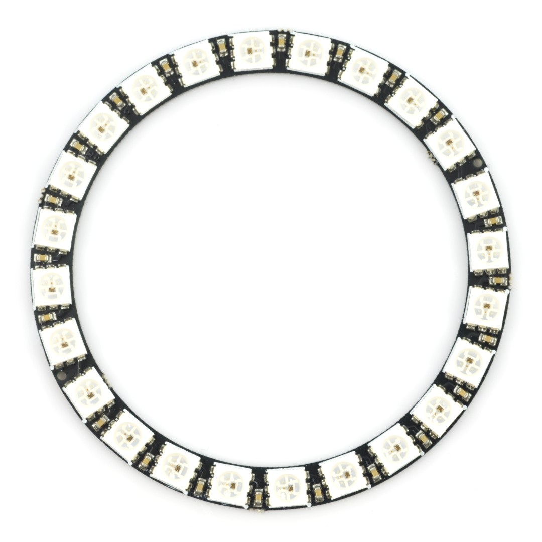 Pierścień LED RGB WS2812B 5050 x 24 diody - 66mm