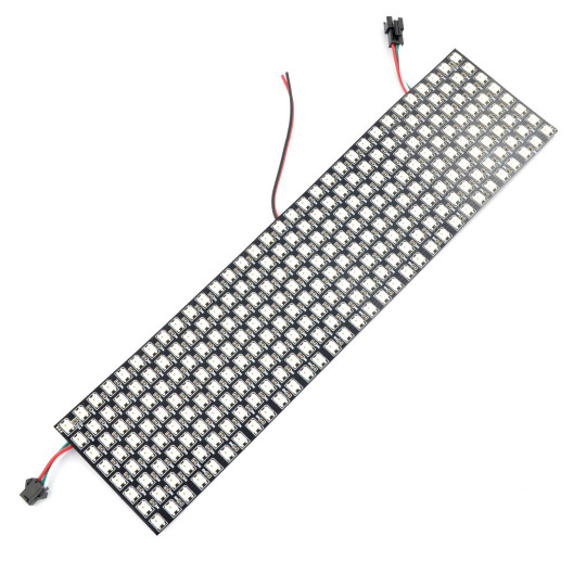 Гнучка матриця 8x32 - 256 RGB світлодіодів - WS2812B з індивідуальною адресацією