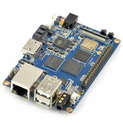 Banana Pi M3 2GB RAM Octa Core WiFi - gniazdo DC