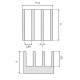 Radiator RAD16 11x11x5 mm Radiator RAD16 11x11x5 mm