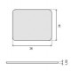Radiator RAD01 26x24x1.5 mm Radiator RAD01 26x24x1.5 mm