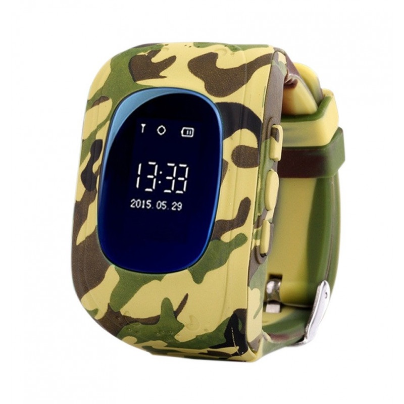 Zegarek dla dzieci z lokalizatorem GPS AW-K01- Military