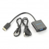 Konwerter HDMI do VGA + audio z przewodem - Vention - zdjęcie 1
