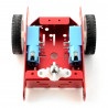 Red chassis 2WD 2-kołowe, metalowe podwozie robota z napędem - zdjęcie 3