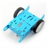 Blue chassis 2WD 2-kołowe, metalowe podwozie robota z napędem - zdjęcie 1