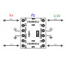 Konwerter poziomów logicznych 3,3V / 5V I2C UART SPI Konwerter poziomów logicznych 3,3V / 5V I2C UART SPI - zdjęcie 3