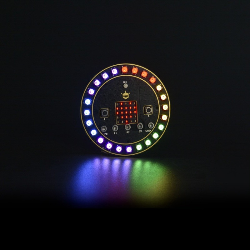 DFRobot - okrągła płytka rozszerzeń LED RGB dla Micro:bit
