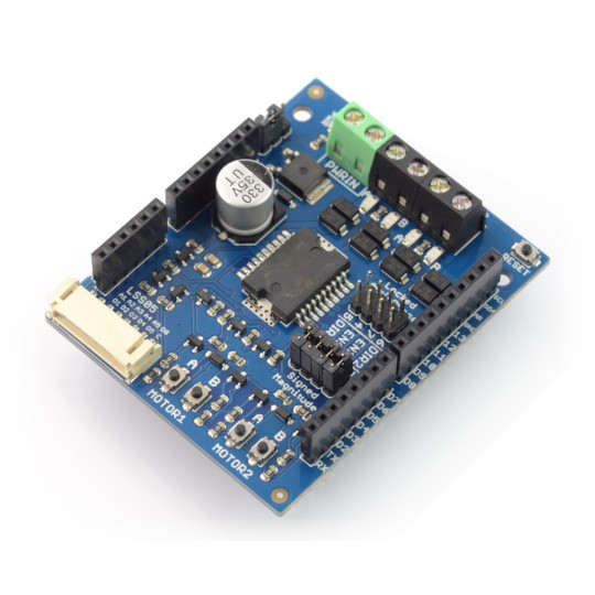 Cytron SHIELD-2AMOTOR - двоканальний контролер двигуна 26V/2A - щит для Arduino