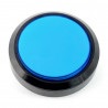 Push button 10cm - niebieski - płaski - zdjęcie 1