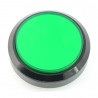 Push button 10cm - zielony - płaski - zdjęcie 1