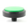 Push button 10cm - zielony - płaski - zdjęcie 2