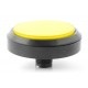 Push button 10cm - żółty - płaski
