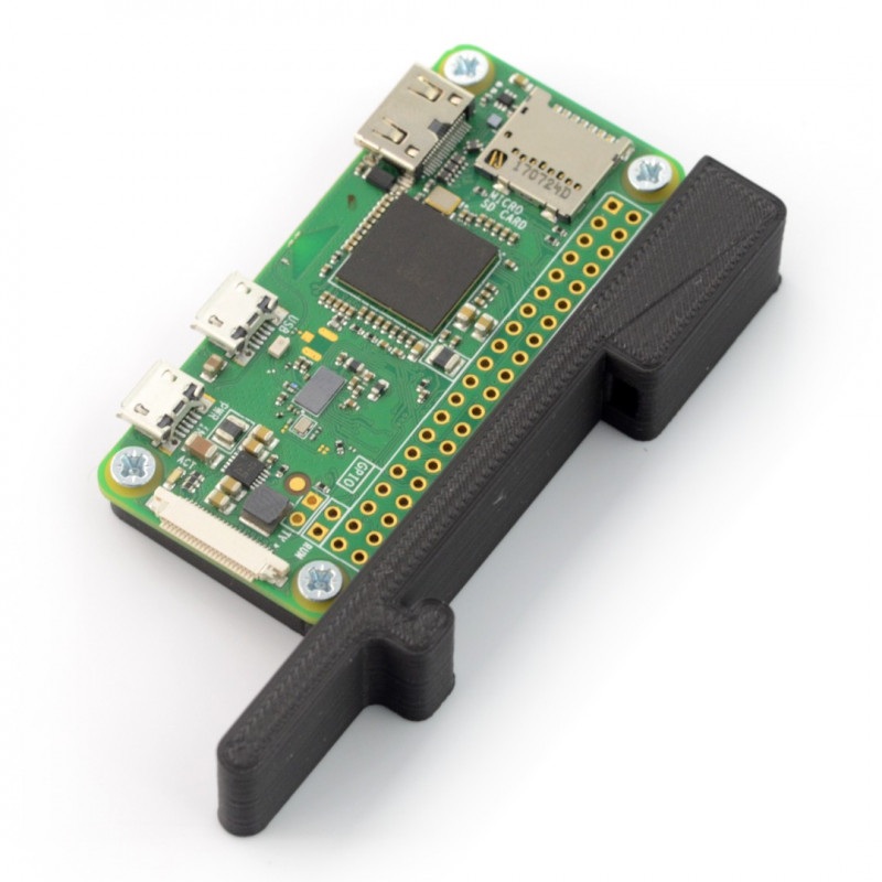 RP-O Din 3D - mocowanie na szynę DIN dla Raspberry Pi Zero - czarny