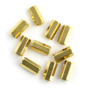 Tuleja dystansowa mosiężna - 10mm - 10szt.