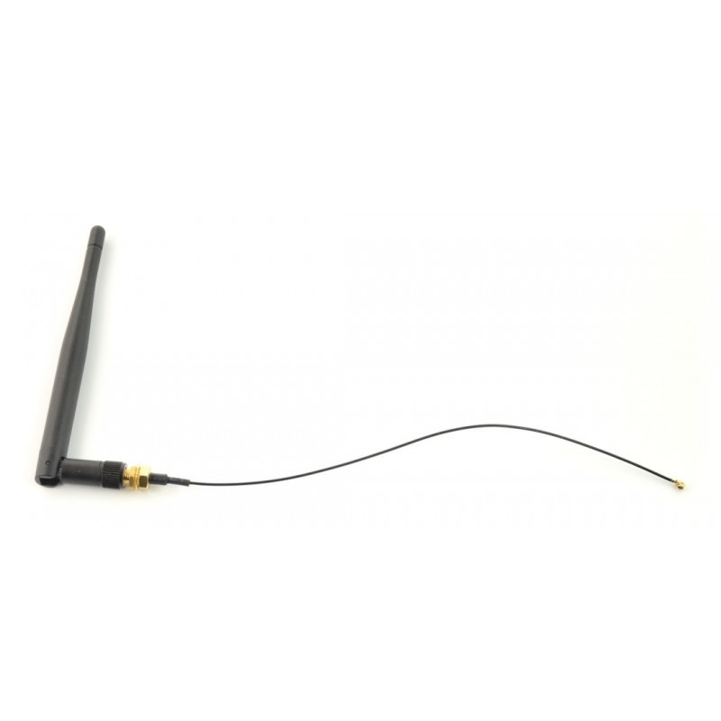 Antena WiFi 3 dB + przejściówka SMA - U.FL