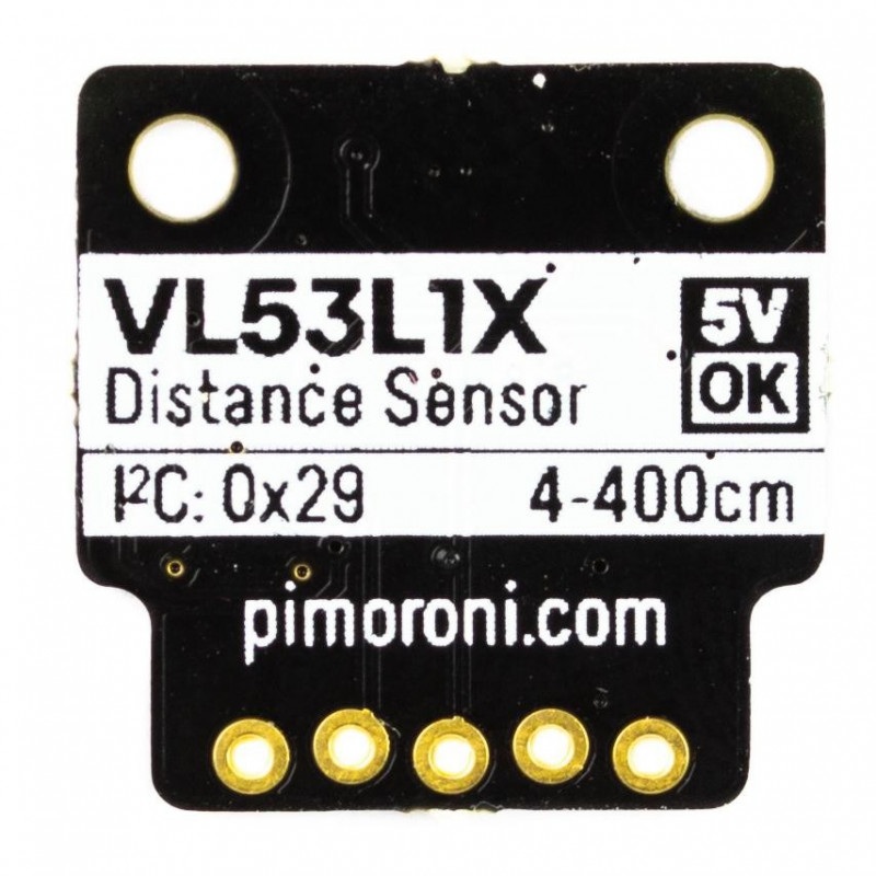 Pimoroni VL53L1X Time of Flight - czujnik odległości I2C
