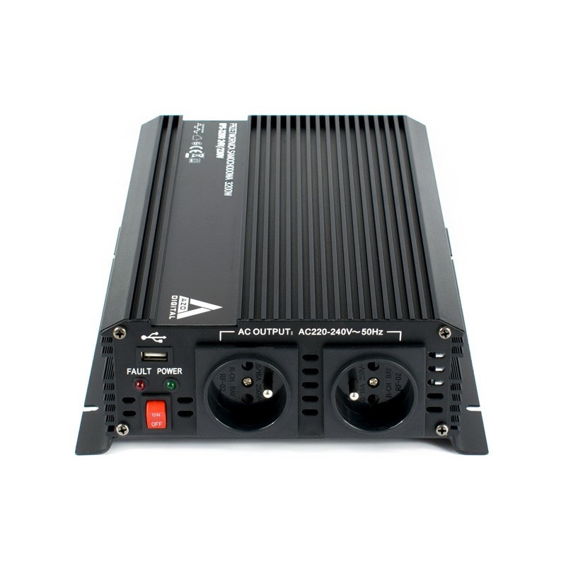 Przetwornica napięcia AZO Digital 24 VDC / 230 VAC IPS-3200 3200W