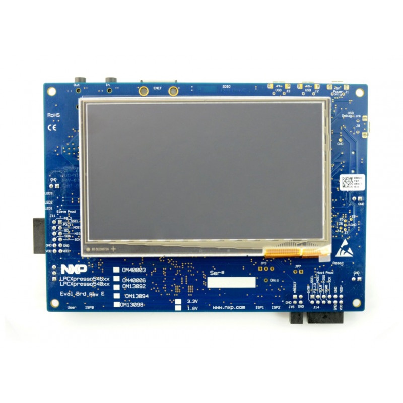 OM13098 - moduł z wyświetlaczem dotykowym LCD - LPCXpresso5462 ARM Cortex M4
