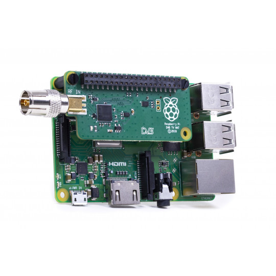 TV HAT DVB-T тюнер — накладка с декодером для Raspberry Pi 4B/3B+/3B/Zero