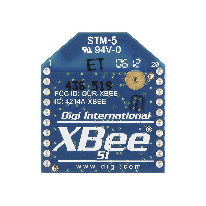 Moduł XBee 1mW Trace Antena - Series 1 (802.15.4)
