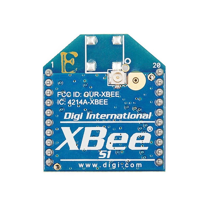 Moduł XBee 802.15.4 1mW Series 1 - PCB Antenna