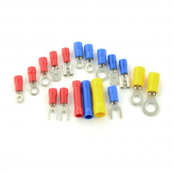 Zestaw złączy do kabli - różne rodzaje - 175 szt.