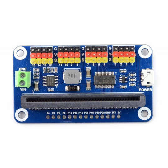Сервопривід - 16 сервоприводів для BBC micro:bit - Waveshare 15072
