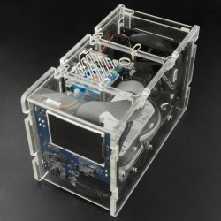 CloudShell 2 dla Odroid XU4 - elementy do budowy serwera plików NAS - przezroczysty