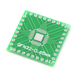 Adapter PCB - QFN32/QFP32 na DIP