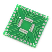 Adapter PCB - QFP32/SOP32 na DIP32