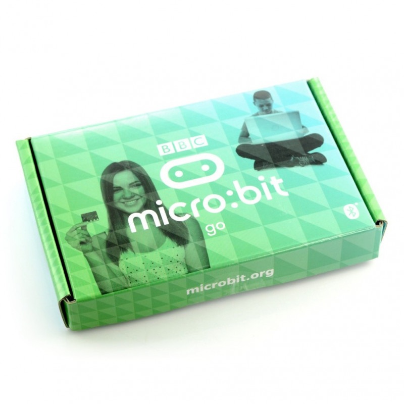 Micro:bit Go - moduł edukacyjny, Cortex M0, akcelerometr, Bluetooth, matryca LED 5x5 + akcesoria