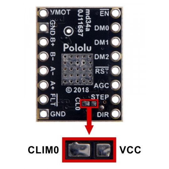 TB67S249FTG - драйвер крокового двигуна 47V/1.6A - з роз'ємами - Pololu 3097