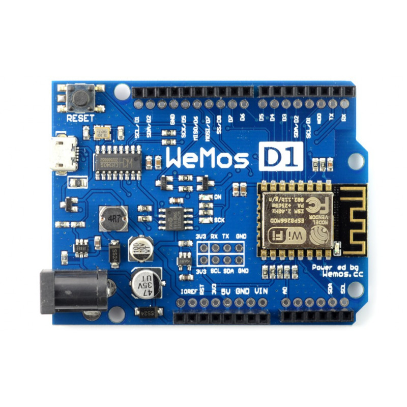 WeMos D1 R2 WiFi ESP8266 - zgodny z Arduino