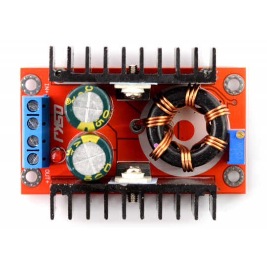 Підвищувальний перетворювач потужністю 50 Вт, регульований 12 В-35 В/6 А