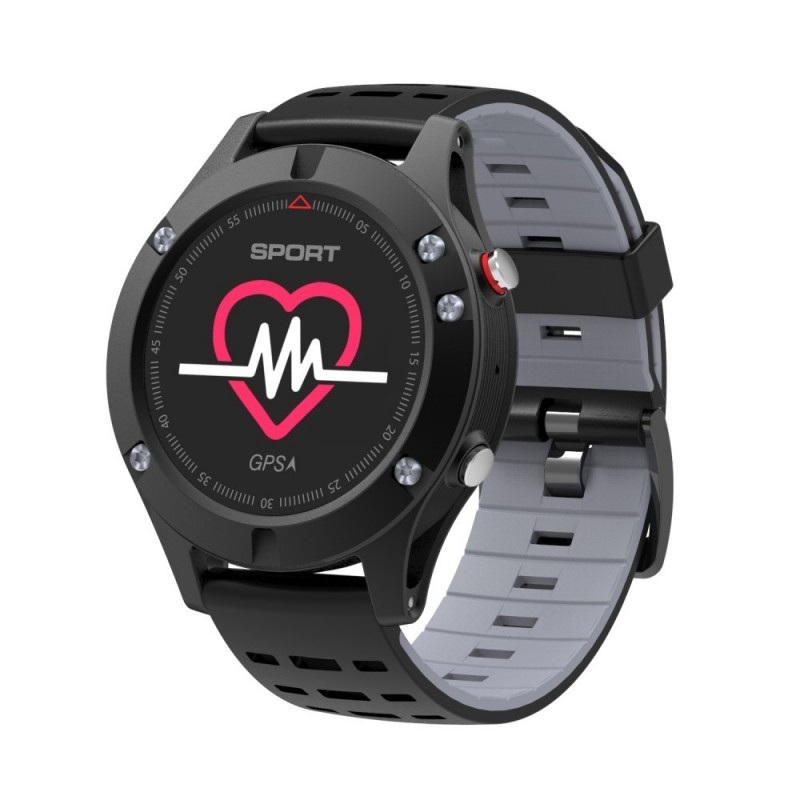 SmartWatch NO.1 F5 - czarny - inteligentny zegarek sportowy