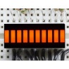 Wyświetlacz LED linijka - 10-segmentowy - bursztynowy - zdjęcie 3