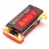 PiMoroni Micro Dot pHAT - 6 znakowa matryca LED 5x7 - nakładka dla Raspberry Pi - czerwona - zdjęcie 5