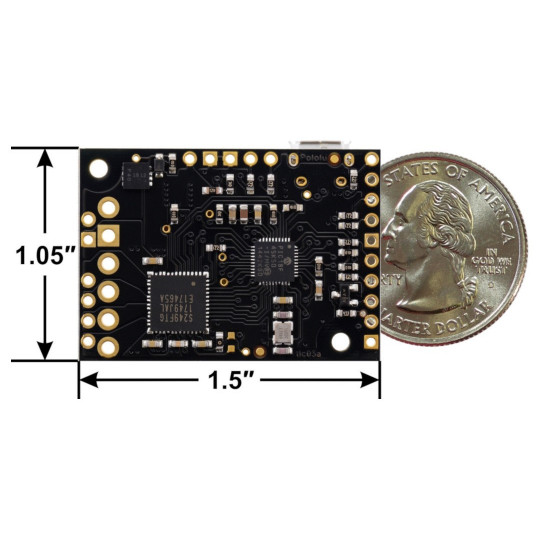 Tic T249 - USB-контролер крокового двигуна 47 В/4,5 А - Зібраний - Pololu 3138