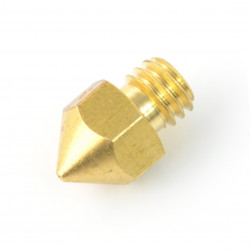 Dysza 0,4mm MK8 - filament 1,75mm - miedź