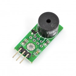 Moduł z buzzerem aktywnym z generatorem - zielony