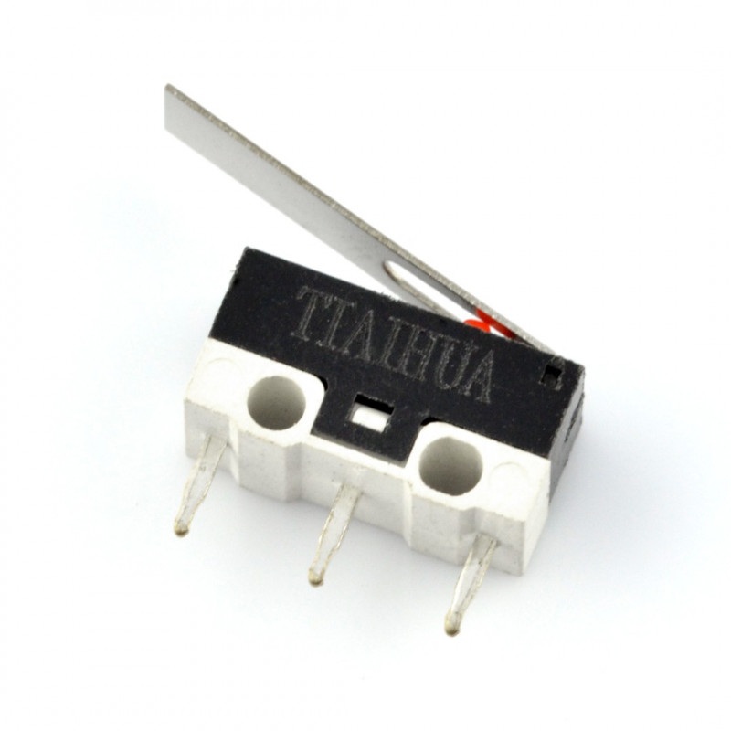 Wyłącznik czujnik krańcowy mini z dźwignią prostą - WK330
