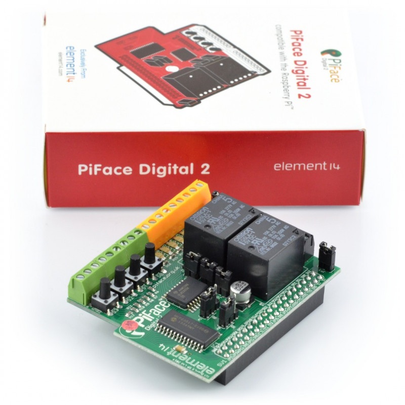 PiFace Digital 2 - rozszerzenie do Raspberry Pi B+